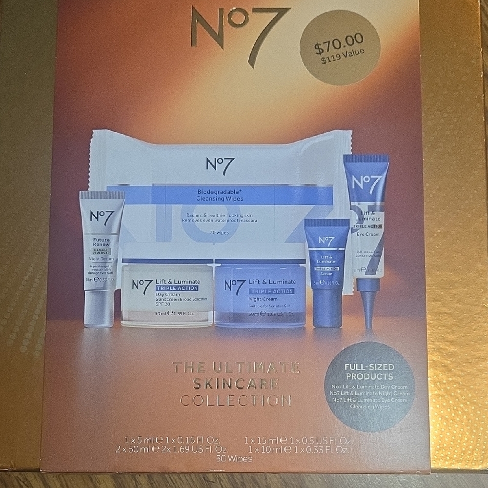 Lift & Luminate Skincare Collection - Blue Packaging